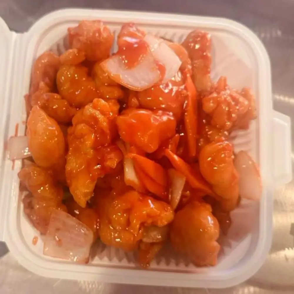 Tasty-Chinese-Restaurant-Sweet-and-sour-chicken-Newark Crispy sweet and sour chicken at Tasty Chinese Restaurant, a Chinese Restaurant in Newark